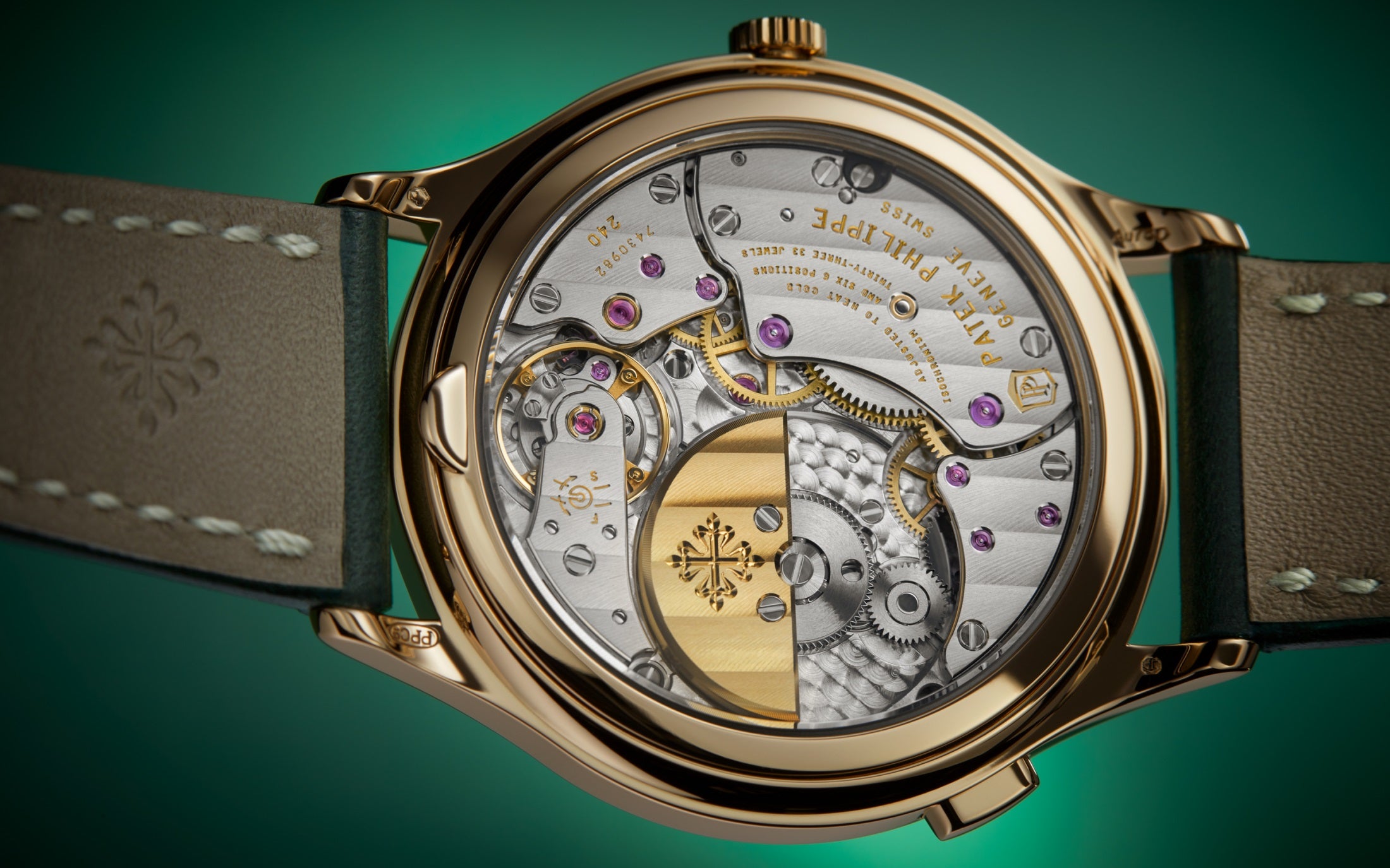 Orologio in oro rosa Complicazioni Patek philippe