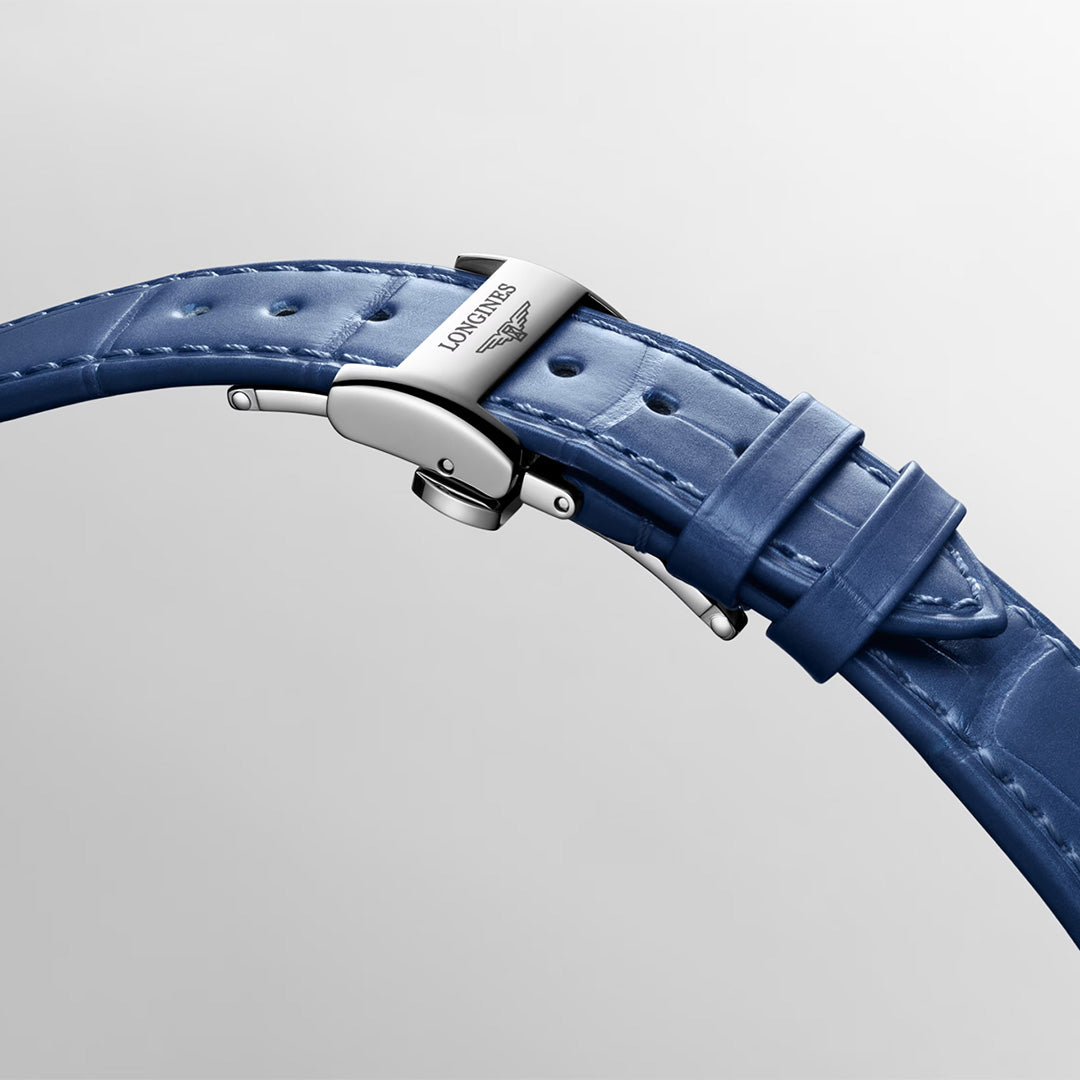 Watch in steel PrimaLuna Moonphase Longines