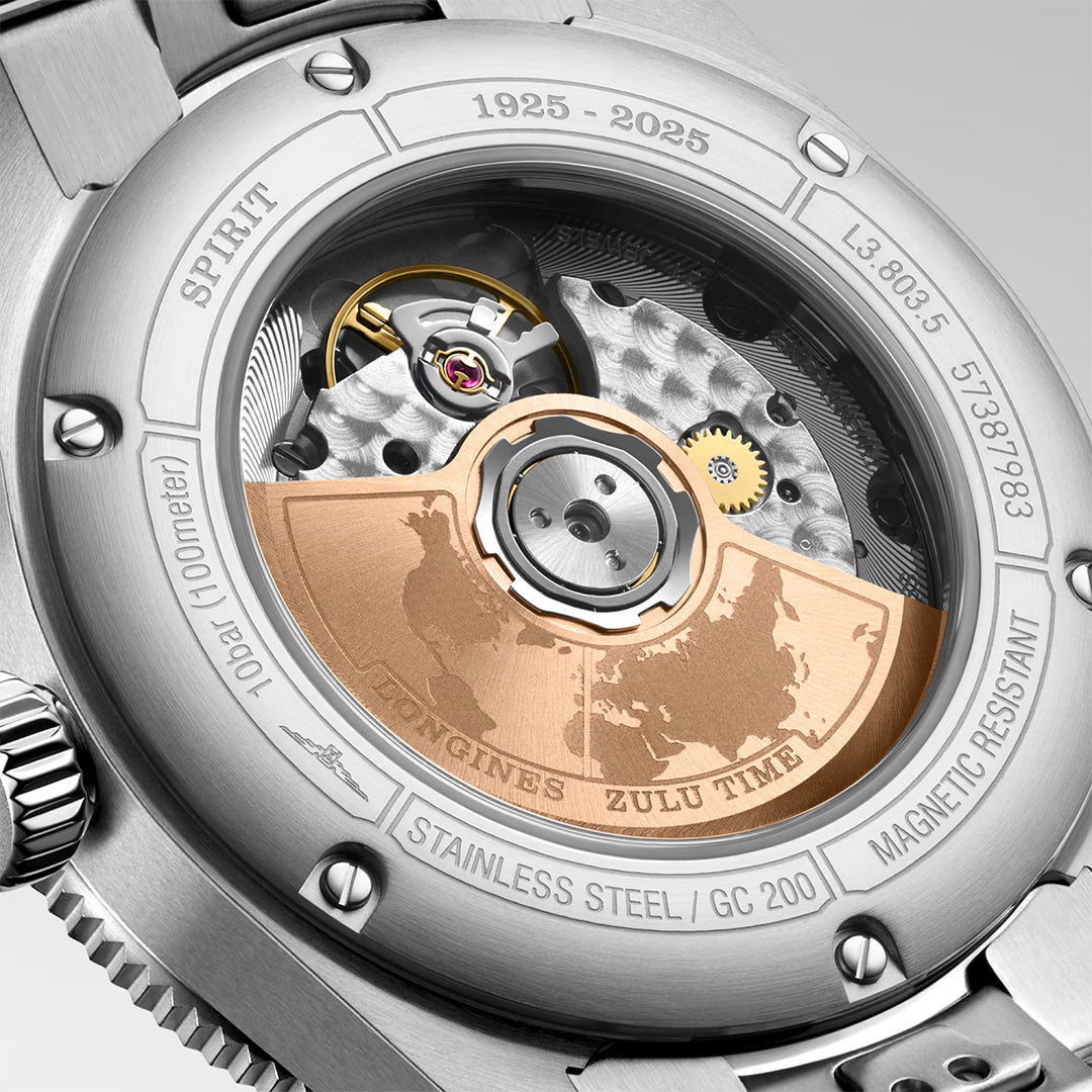 Orologio in acciaio Spirit Zulu Time 1925 Longines
