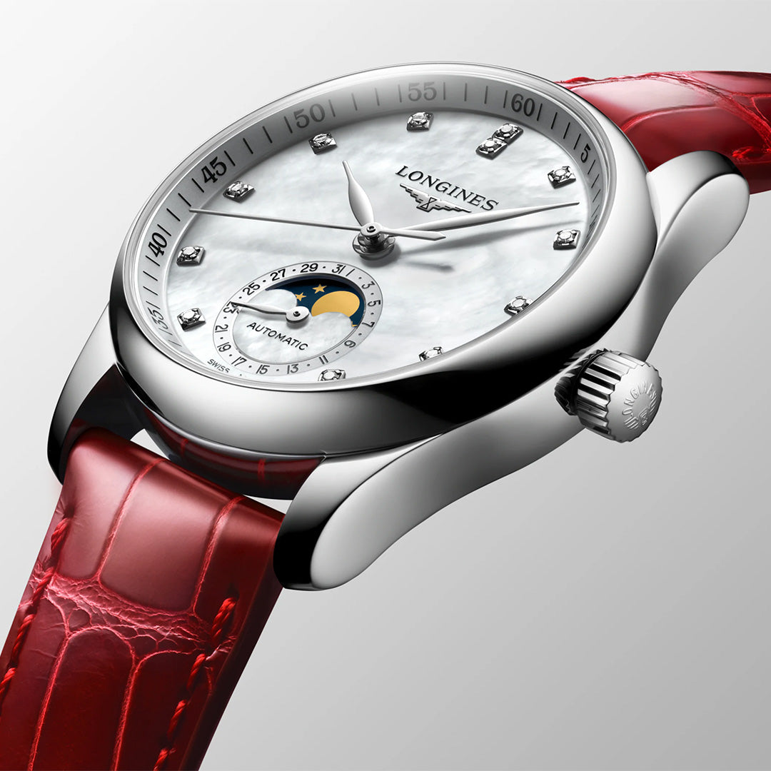 Orologio in acciaio Master Collection Moonphase Longines