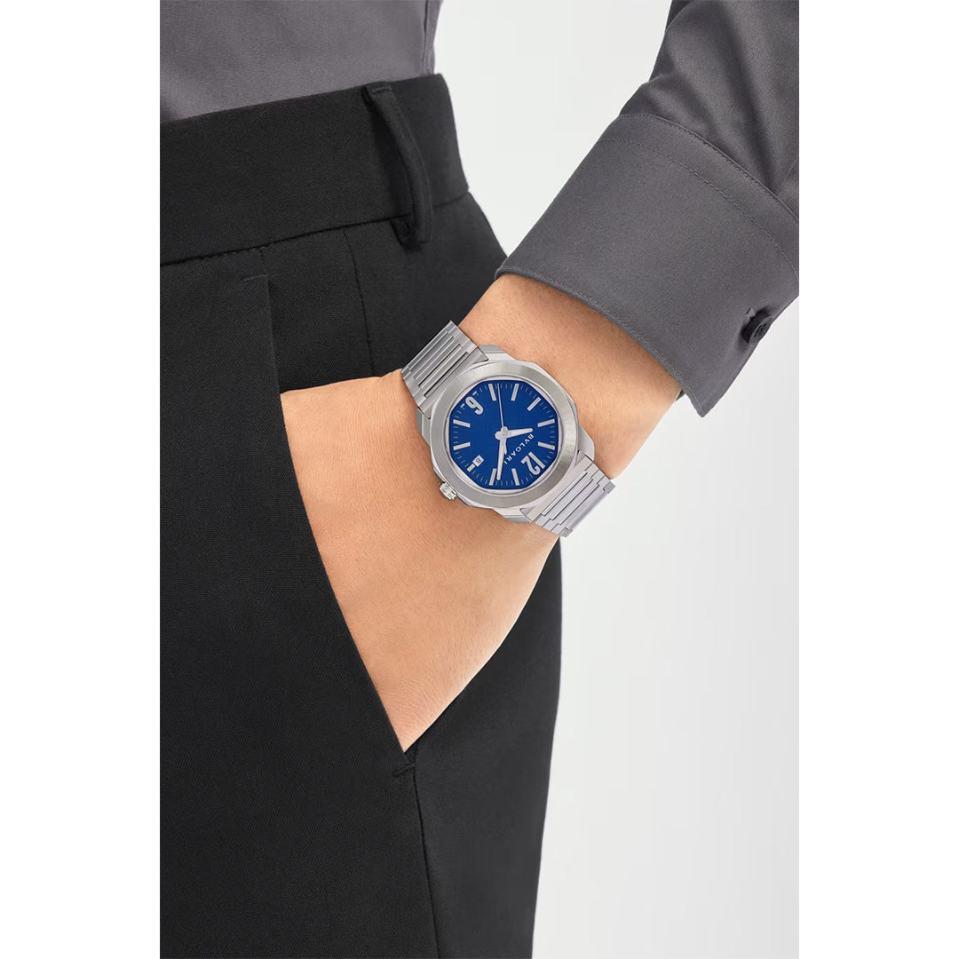 Orologio in acciaio Octo Roma Bulgari