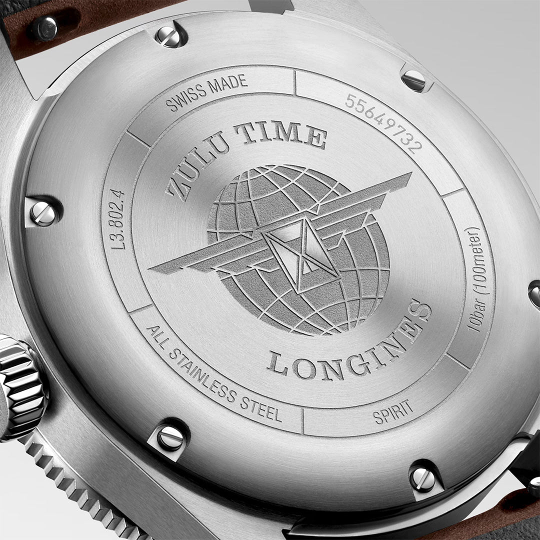 Orologio in acciaio Spirit Zulu Time Longines