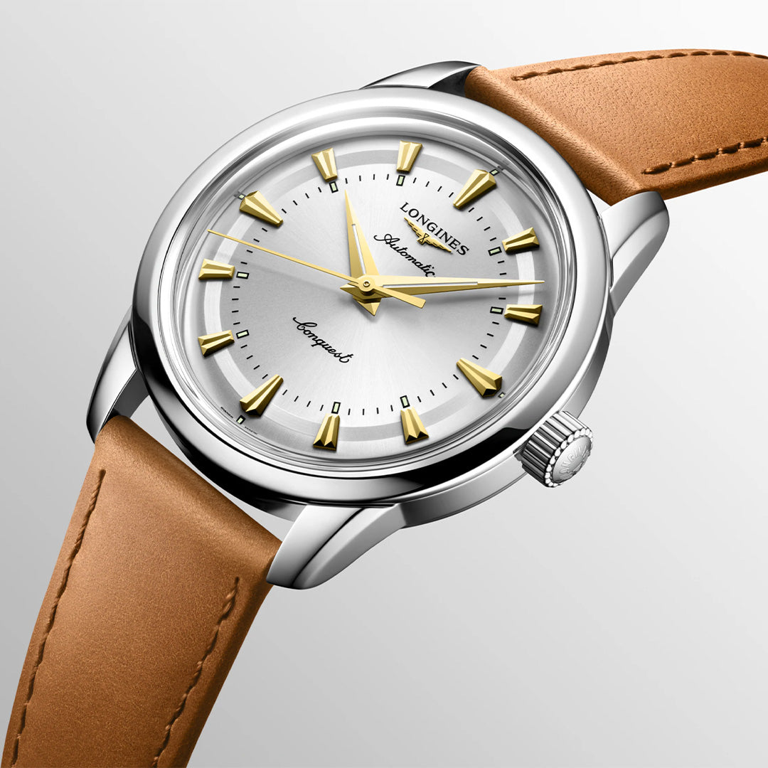 Watch in steel Conquest Heritage Longines