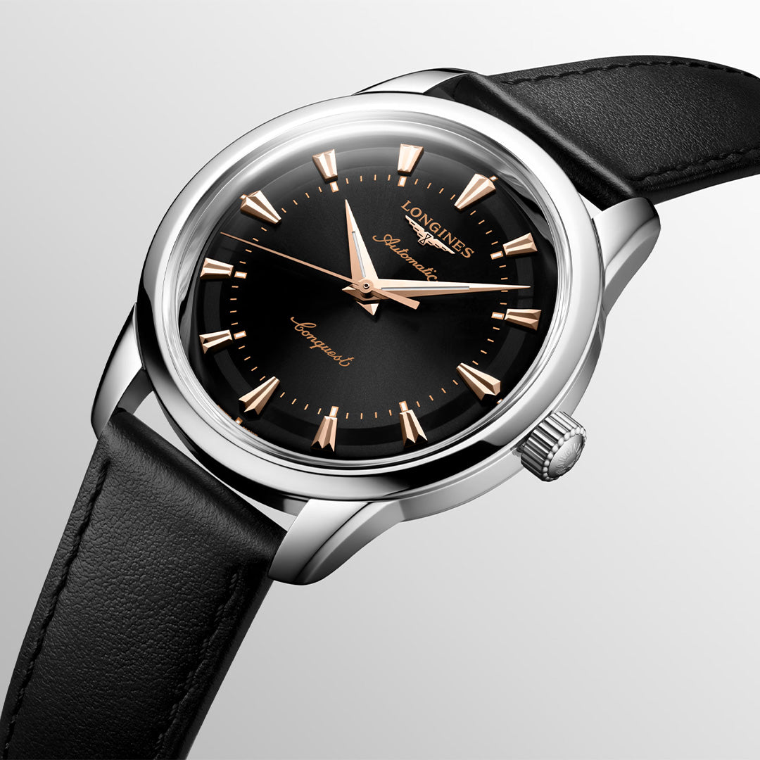 Watch in steel Conquest Heritage Longines