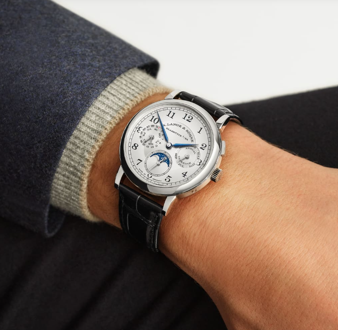 Watch in white gold 1815 Annual Calendar A lange soehne