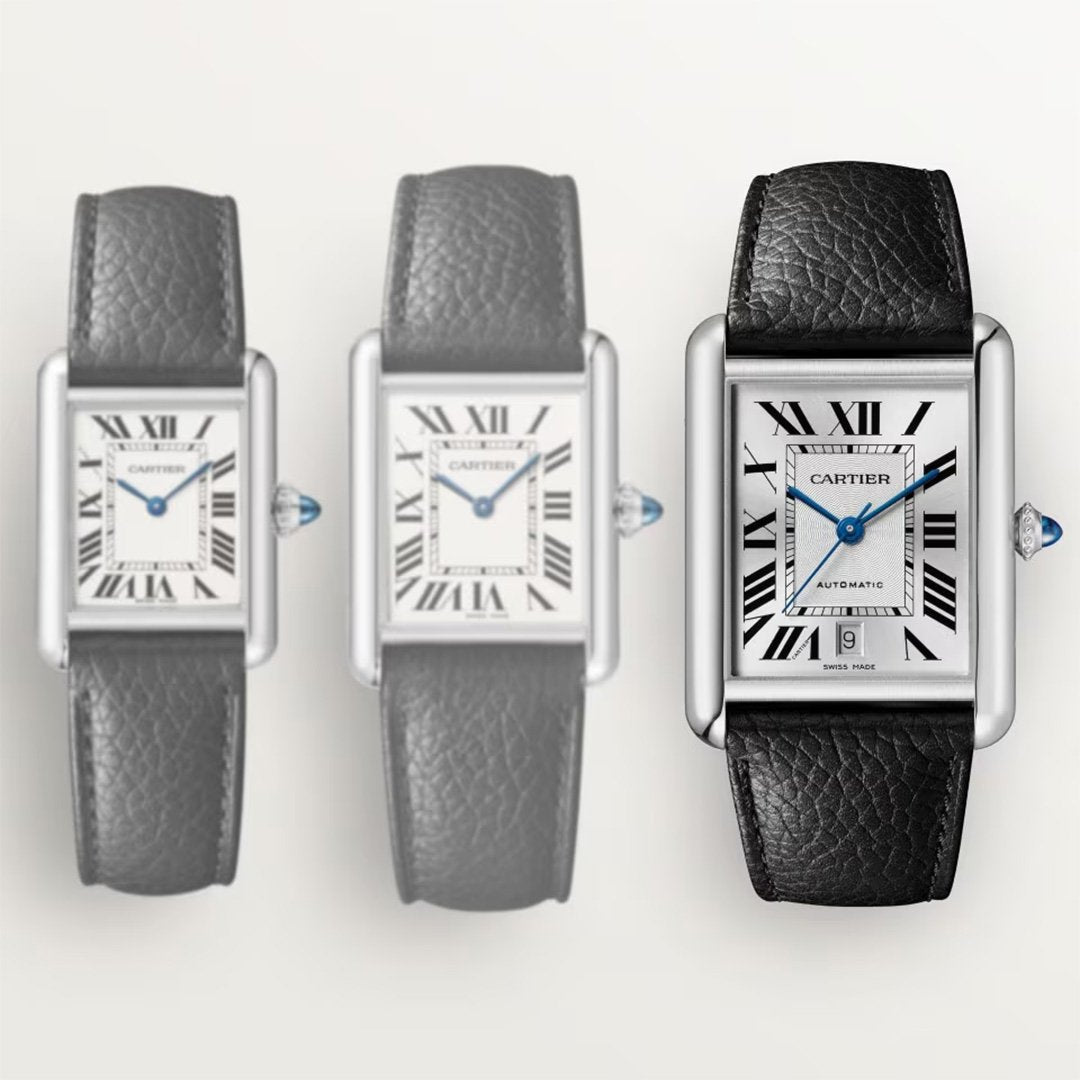 Watch in steel Tank Must Cartier