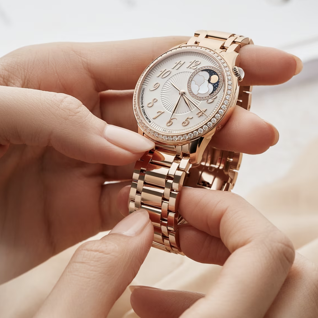 Watch in rose gold Égérie Moon Phase Vacheron constantin