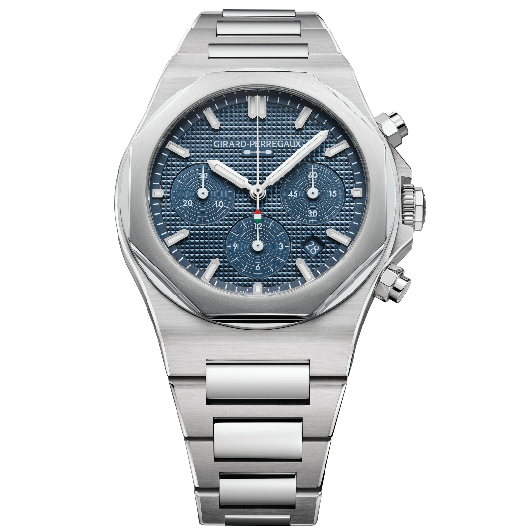 Watch in steel Laureato Chronograph Girard perregaux