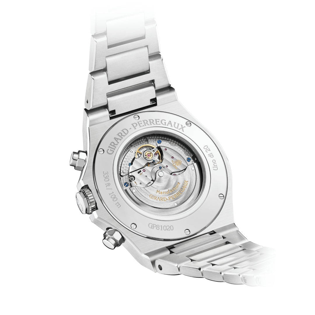 Watch in steel Laureato Chronograph Girard perregaux
