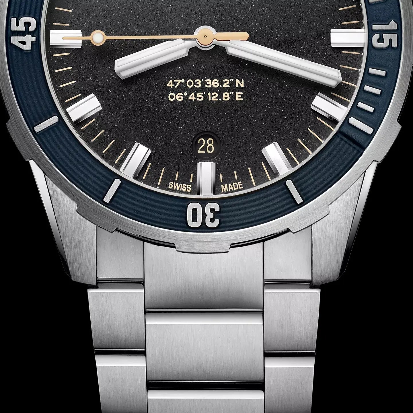 Watch in steel Diver Ulysse nardin