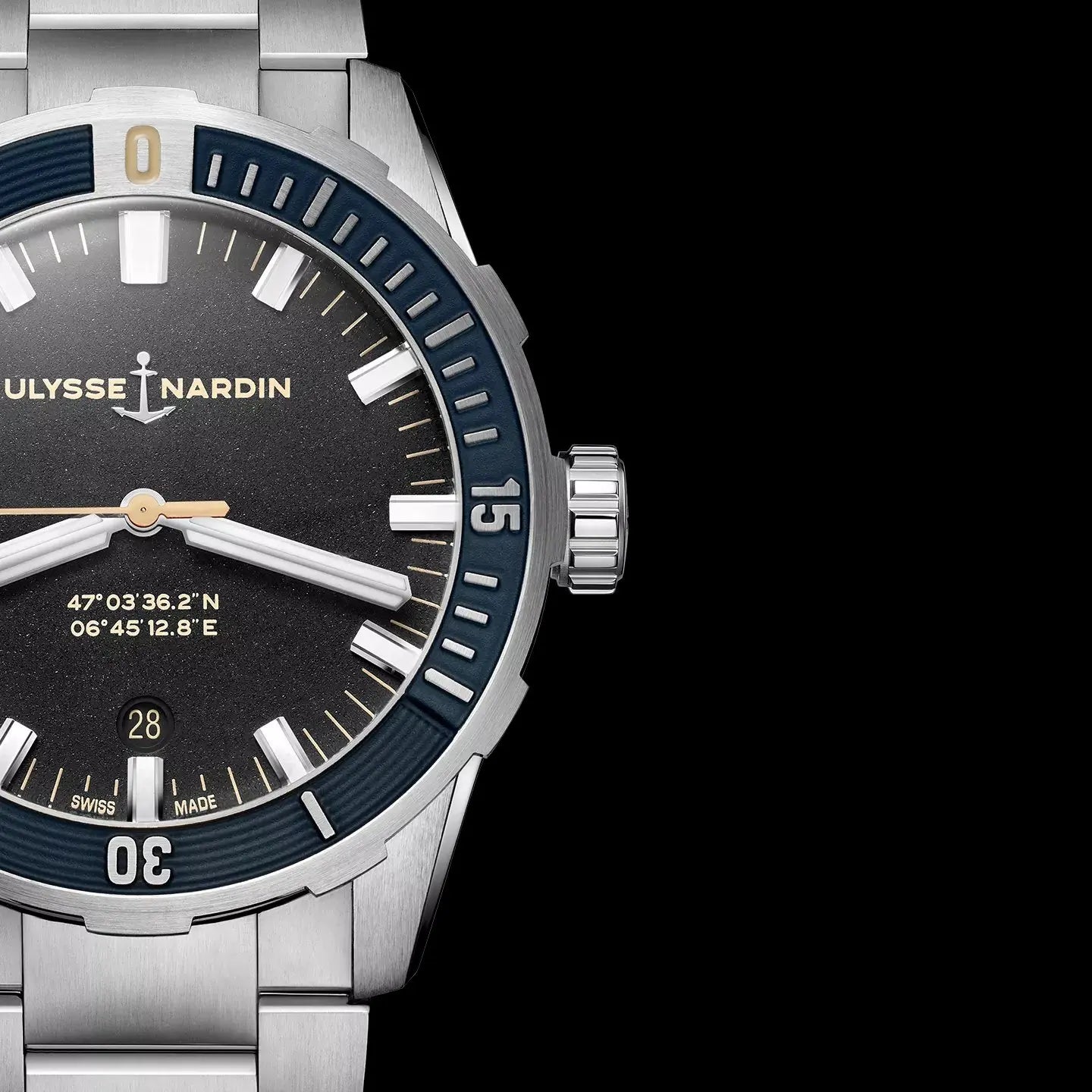 Orologio in acciaio Diver Ulysse nardin