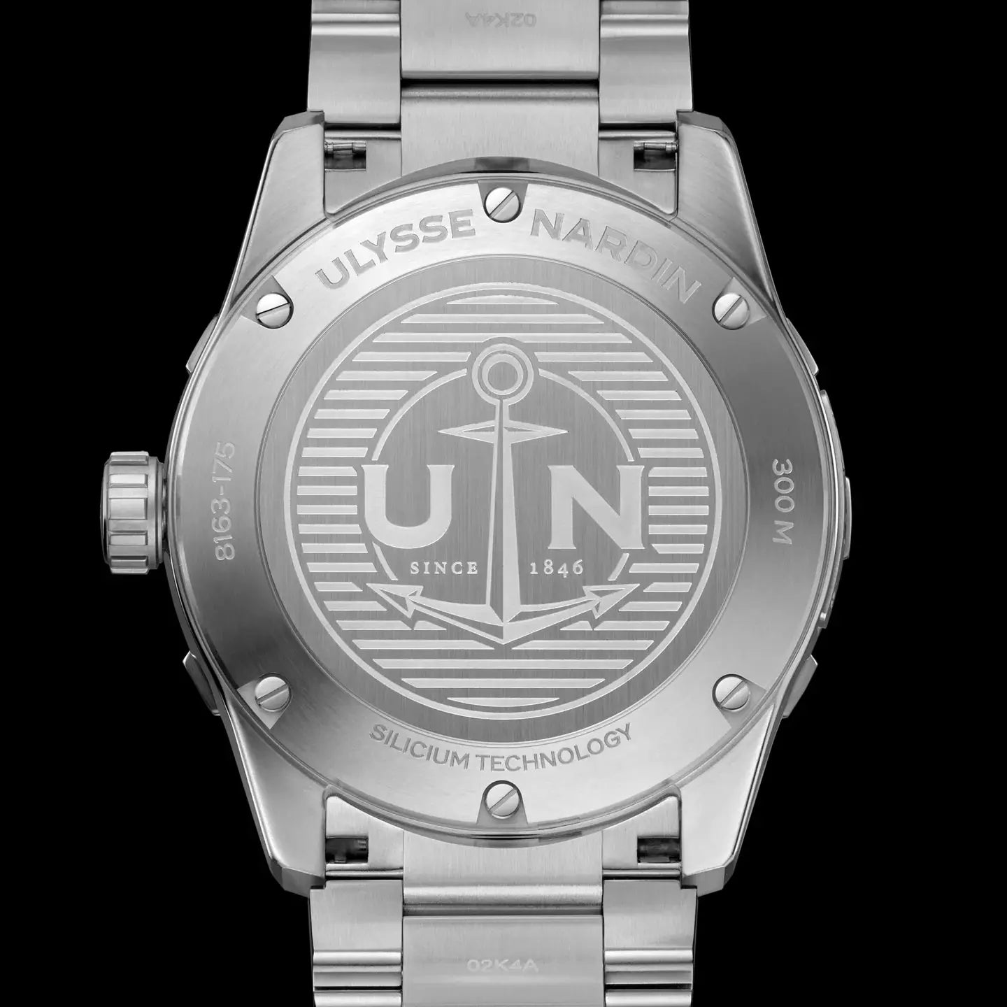 Watch in steel Diver Ulysse nardin