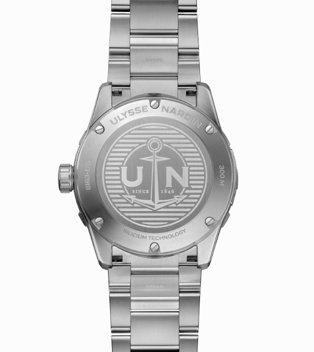 Watch in steel Diver Ulysse nardin