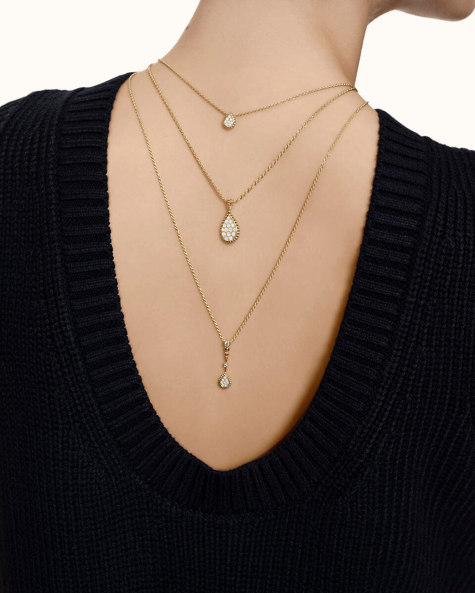 Gioiello in yellow gold Serpent Bohème pendant, xs motif Boucheron