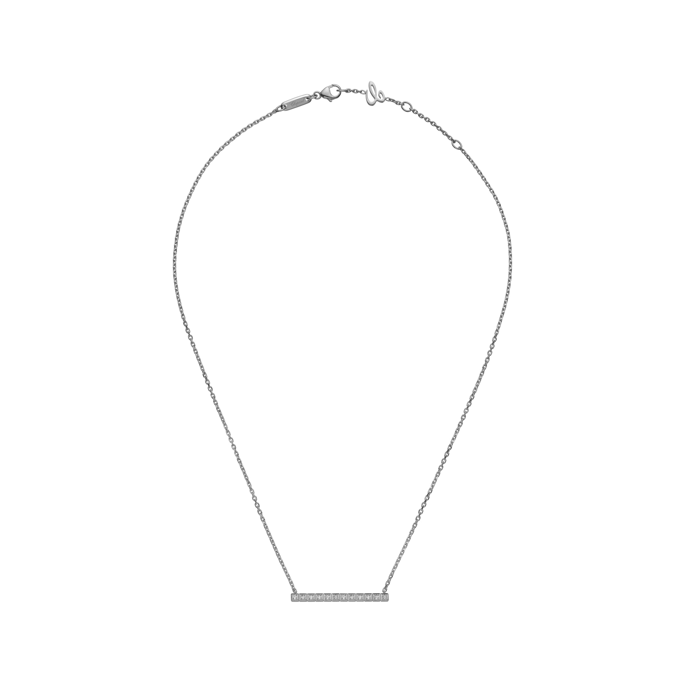Gioiello in oro bianco Collana Ice Cube Chopard
