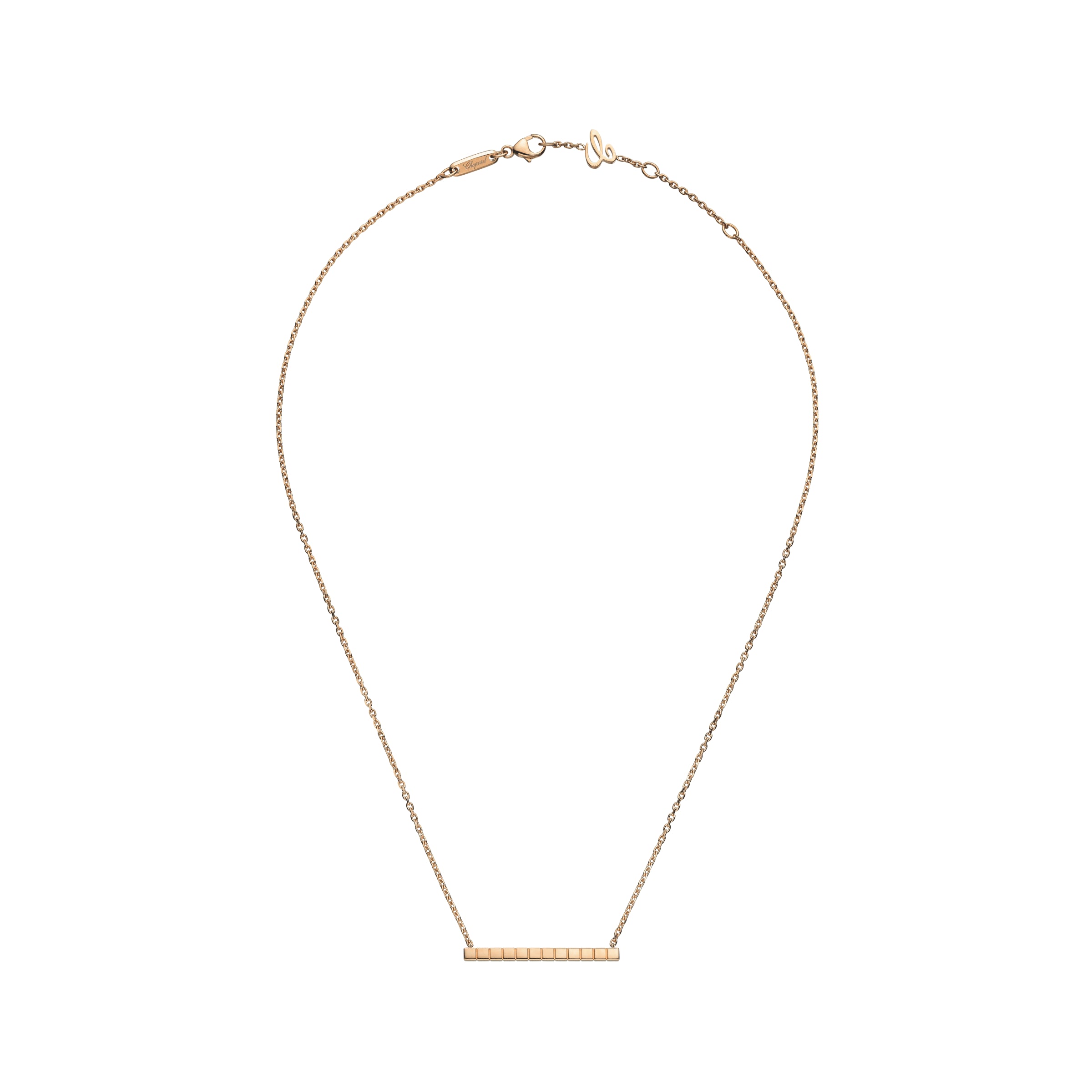 Gioiello in rose gold Ice Cube Necklace Chopard