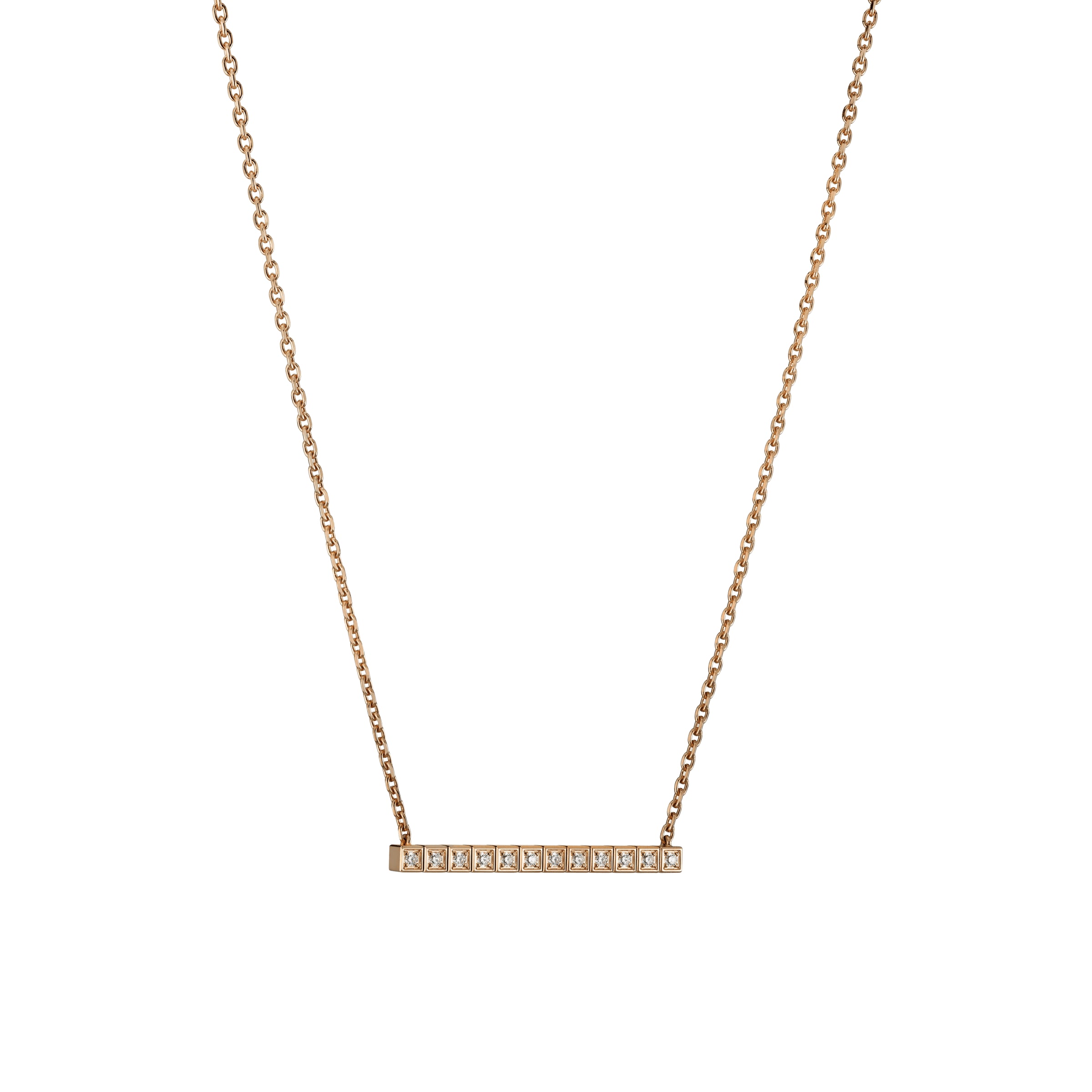 Gioiello in rose gold Ice Cube Necklace Chopard