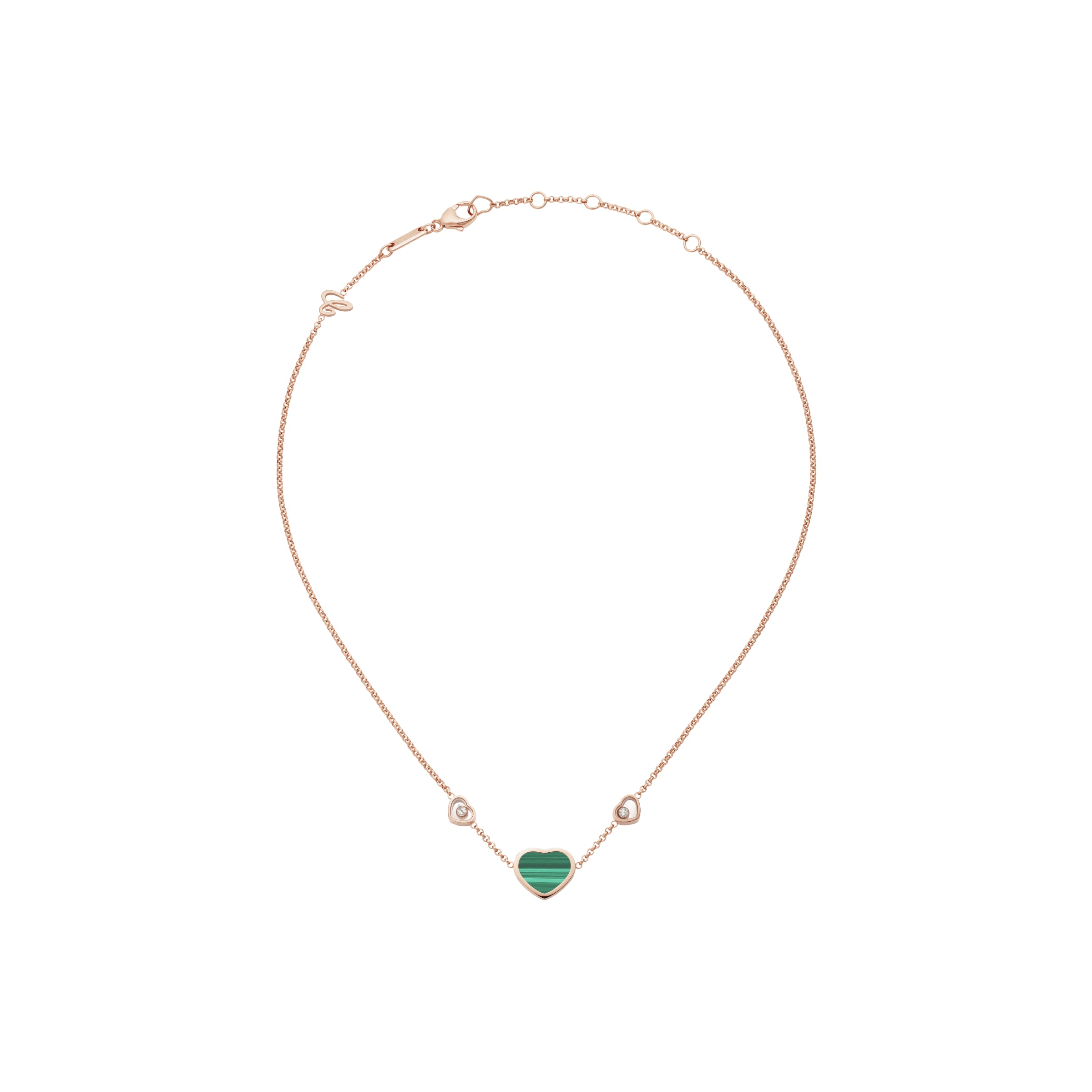 Gioiello in rose gold  My Happy Hearts necklace Chanel