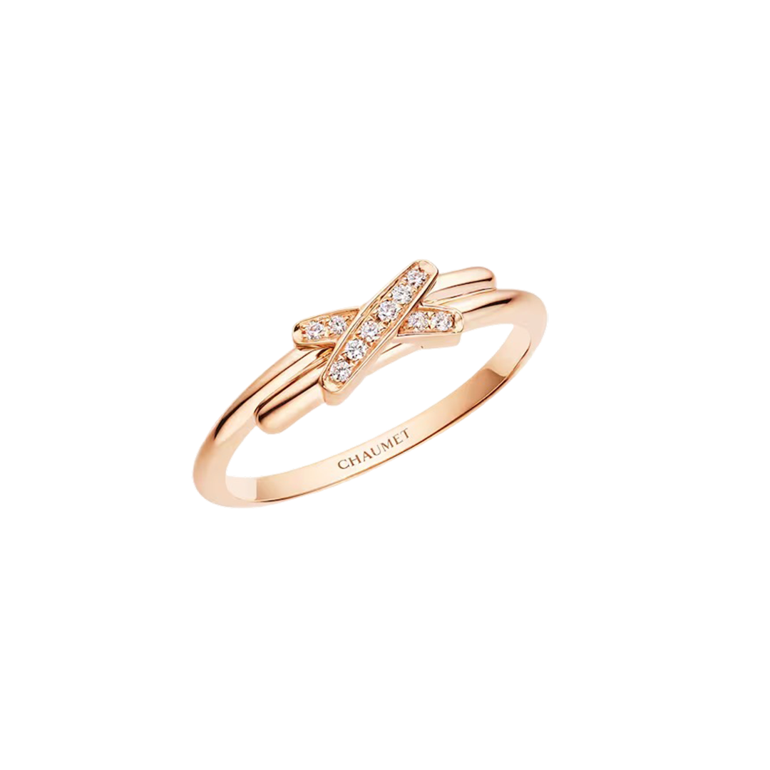 Gioiello in oro rosa Anello Jeux de Liens Chaumet