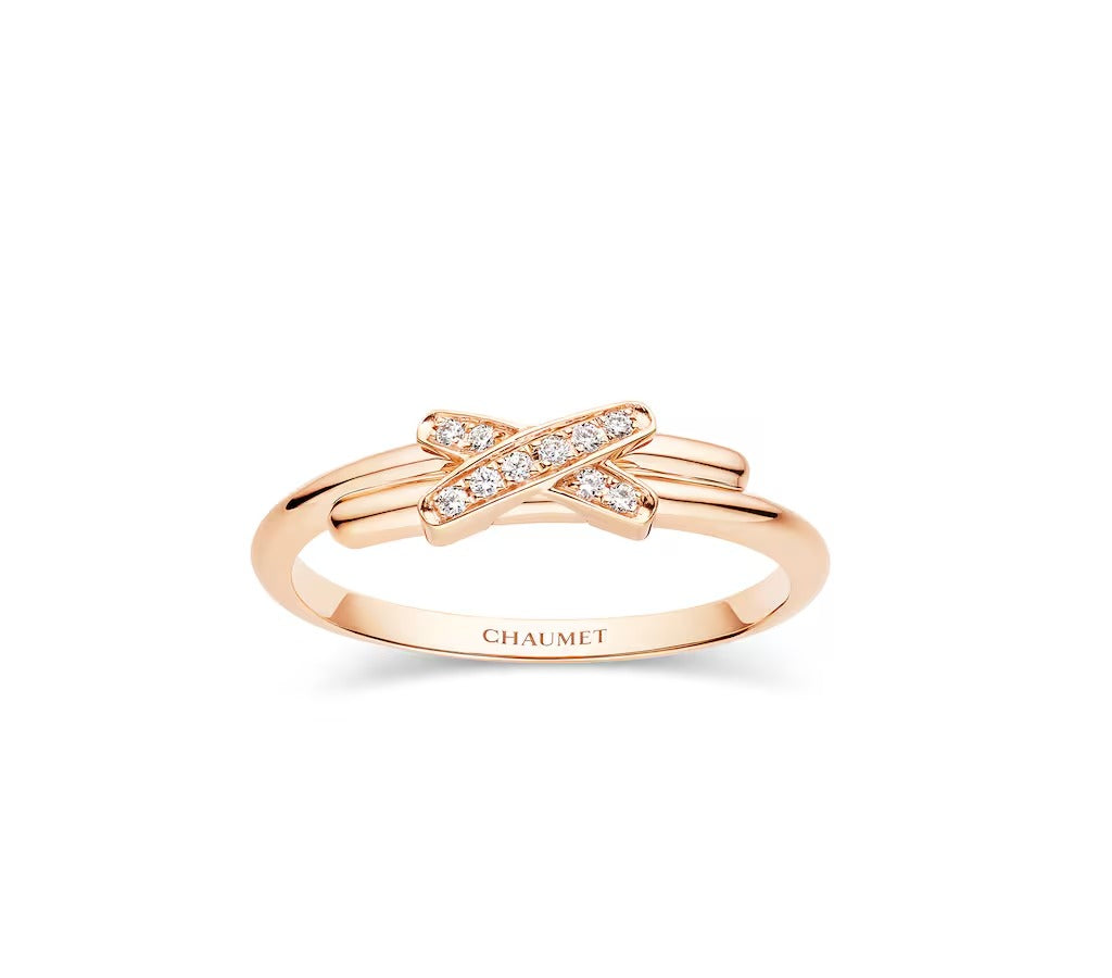 Ring in rose gold Jeux de Liens Ring Chaumet