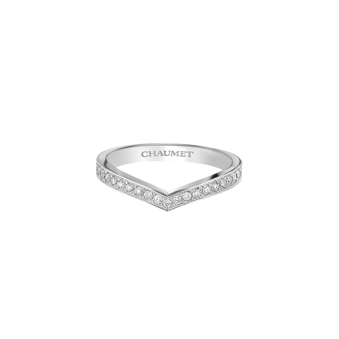 Ring in platinum Joséphine Aigrette Wedding Band Chaumet
