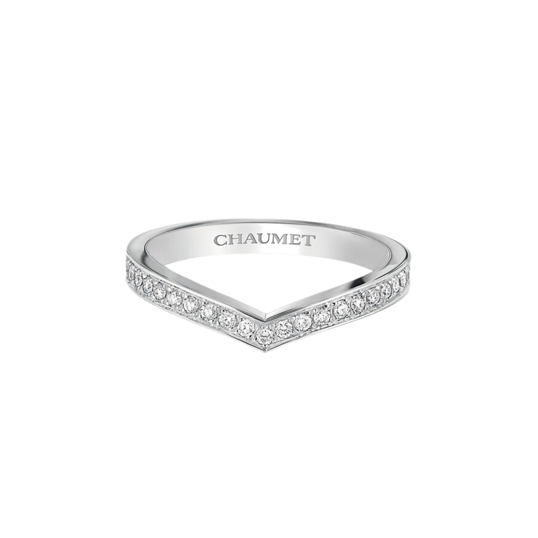 Gioiello in platino Fede nuziale Joséphine Aigrette Chaumet