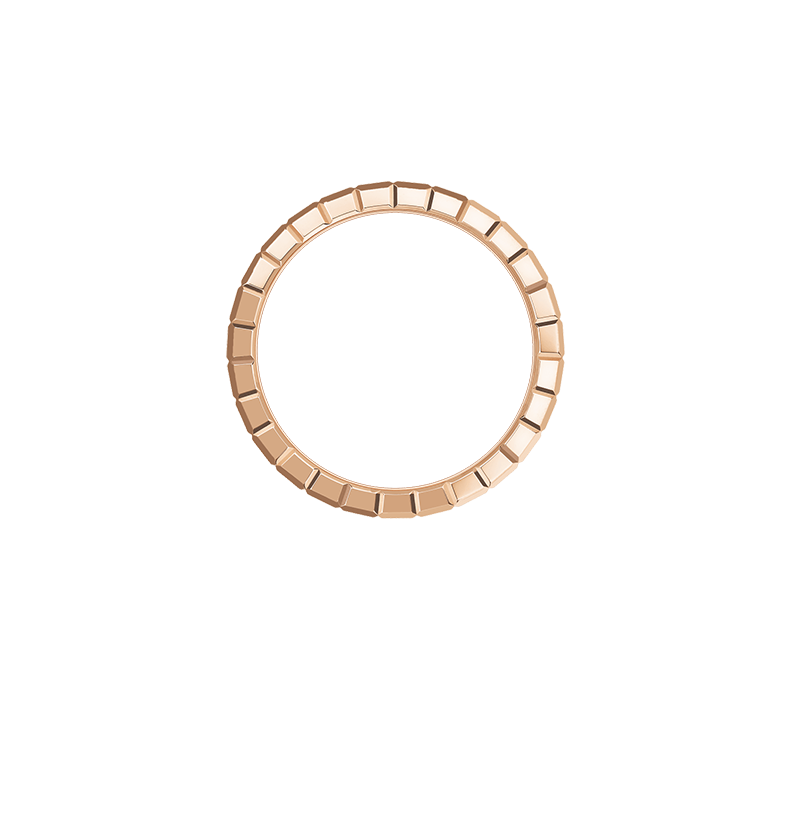 Gioiello in oro rosa Anello Ice Cube Chopard