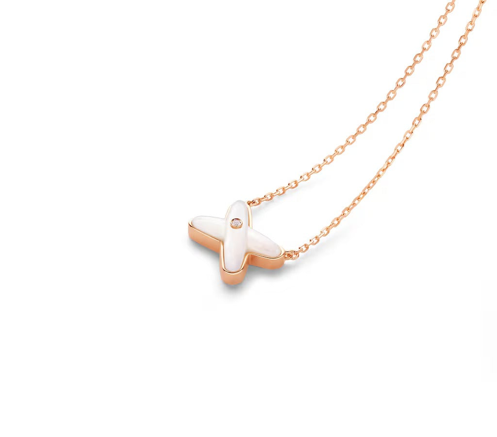 Gioiello in rose gold Jeux de Liens Pendant Necklace Chaumet