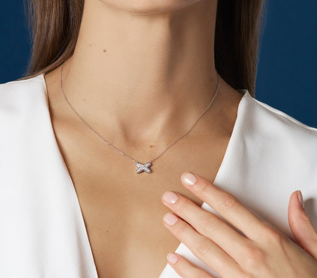 Gioiello in white gold Jeux de Liens Pendant Necklace Chaumet