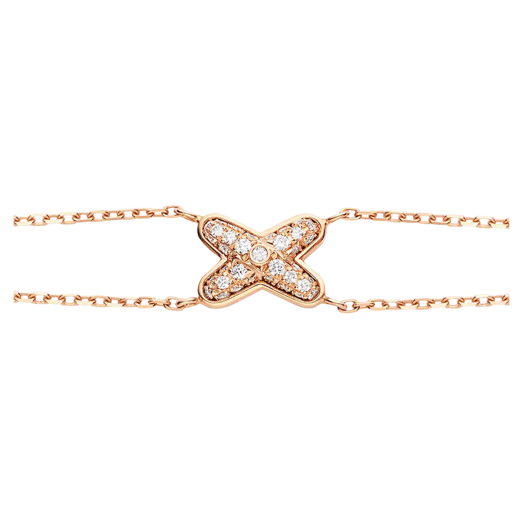 Gioiello in oro rosa Bracciale Jeux de Liens Chaumet