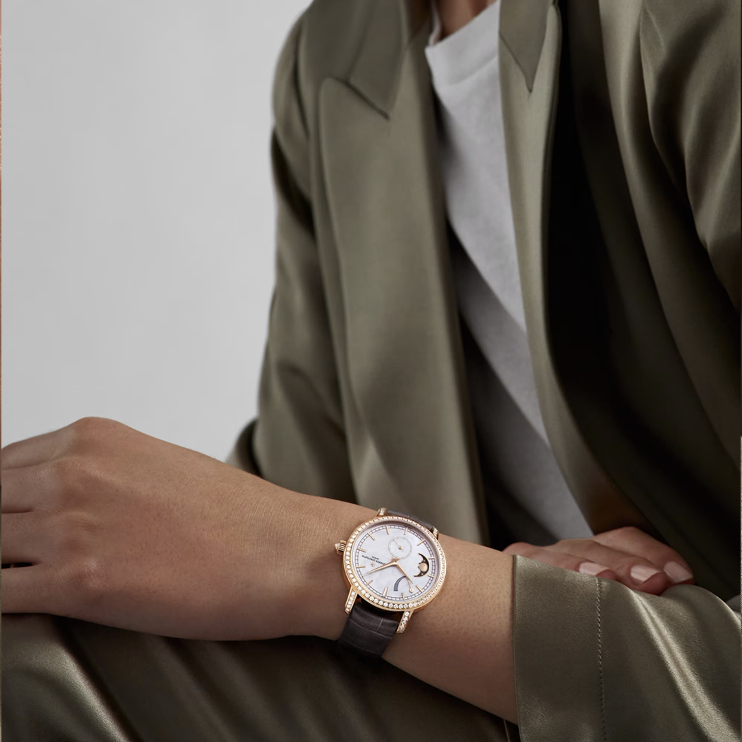 Orologio in oro rosa Traditionnelle Fasi Lunari Vacheron constantin