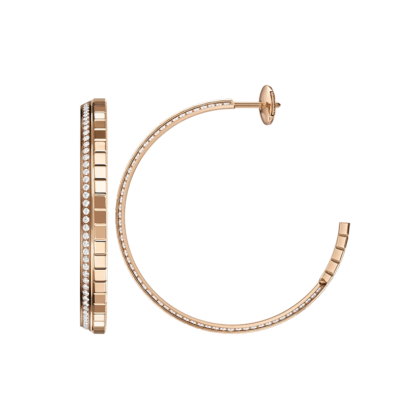Gioiello in oro rosa Orecchini Ice Cube Chopard