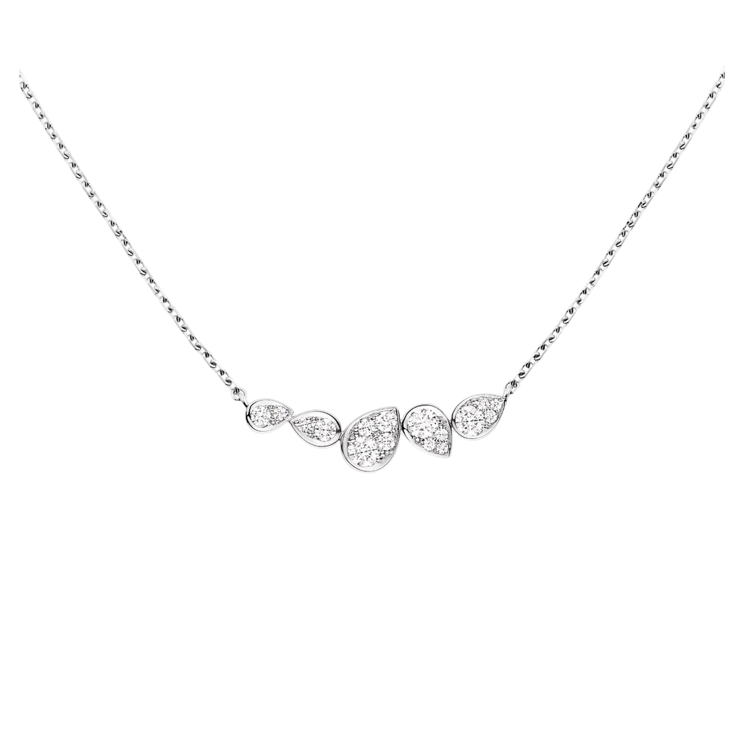 Gioiello in white gold Joséphine Ronde d'Aigrettes Necklace Chaumet