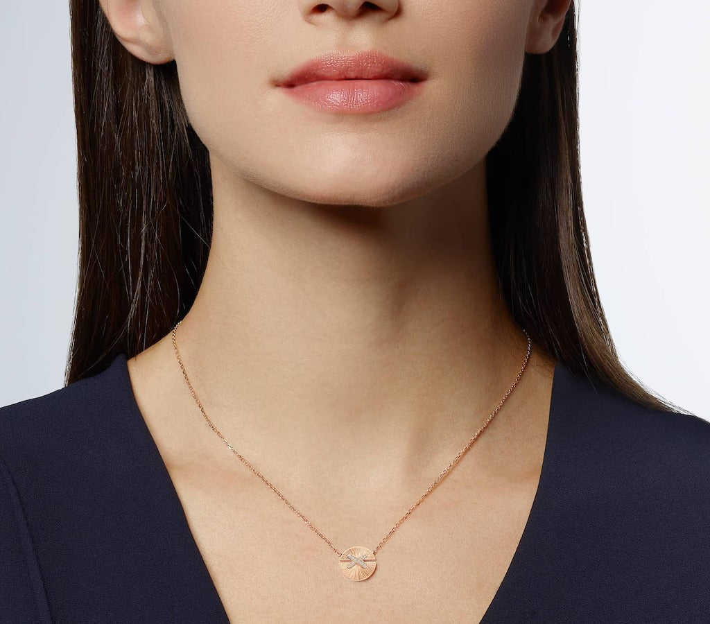 Gioiello in rose gold Jeux de Liens Pendant Necklace Chaumet
