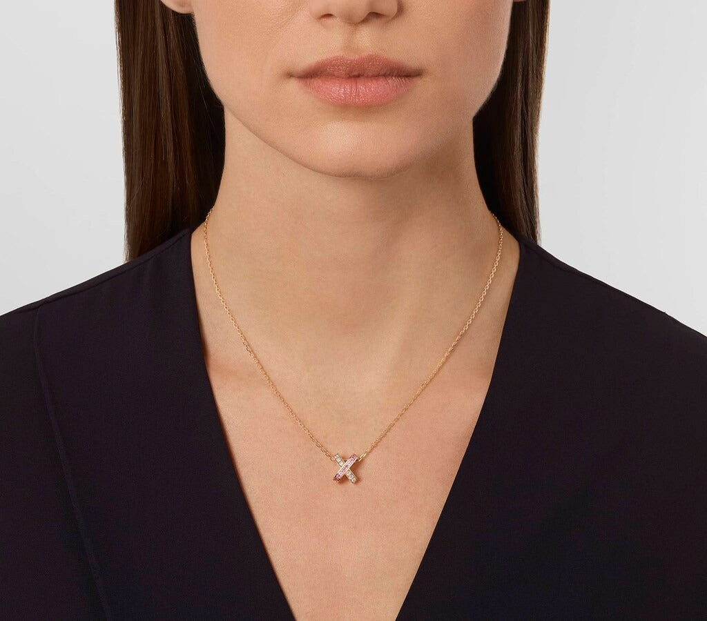 Gioiello in rose gold Jeux de Liens Pendant Necklace Chaumet