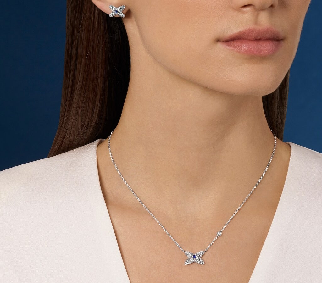 Gioiello in oro bianco Orecchini Jeux de Liens Chaumet