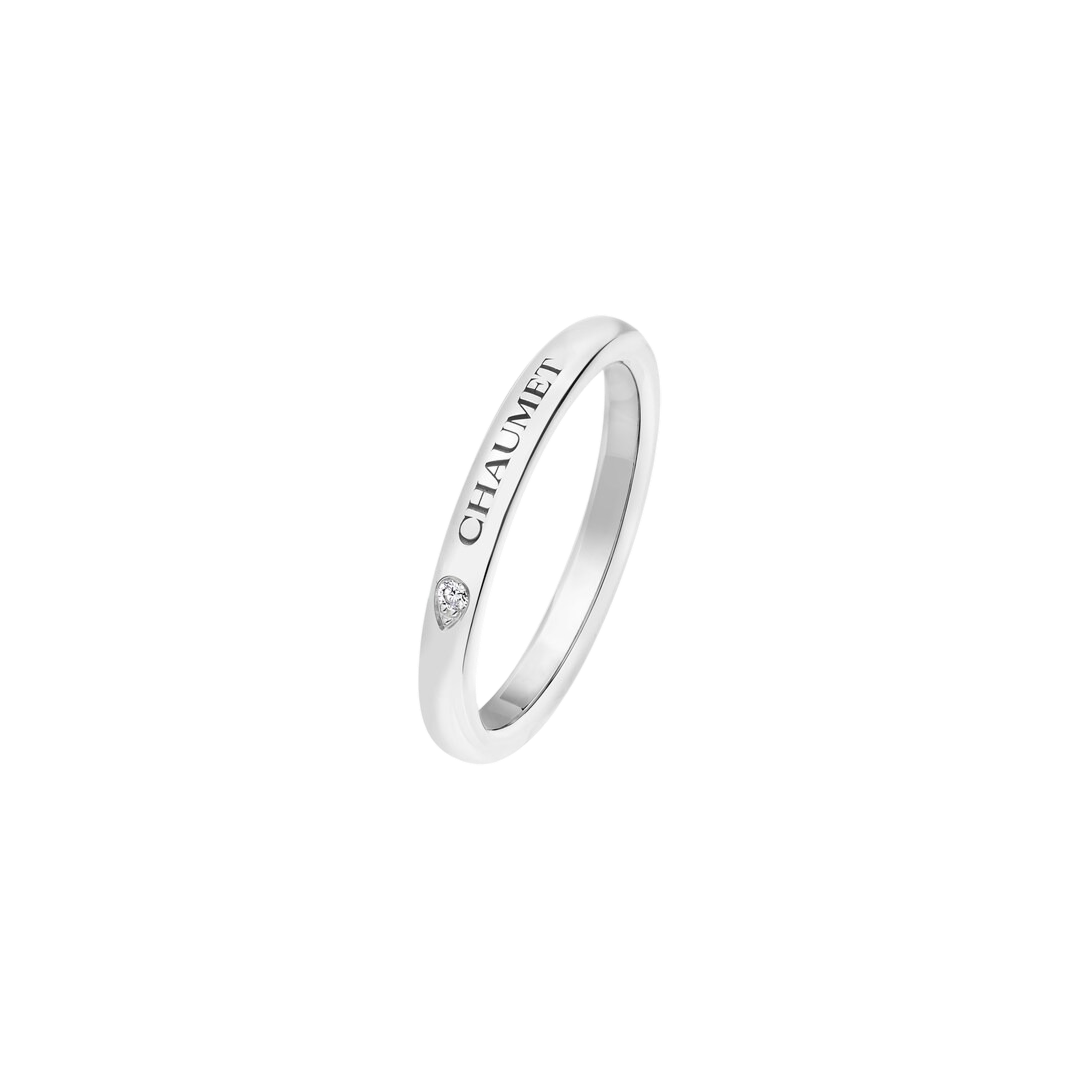 Ring in platinum Les Éternelles de Chaumet Wedding Band Chaumet