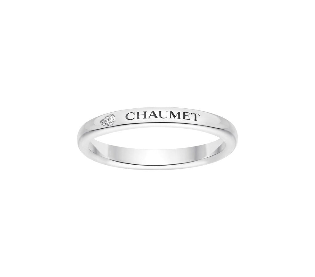 Ring in platinum Les Éternelles de Chaumet Wedding Band Chaumet