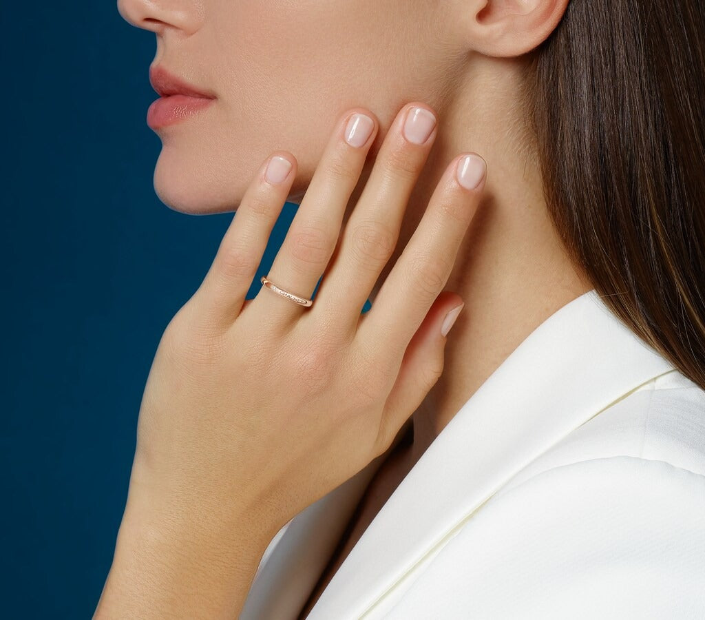 Ring in rose gold Les Éternelles de Chaumet Wedding Band Chaumet