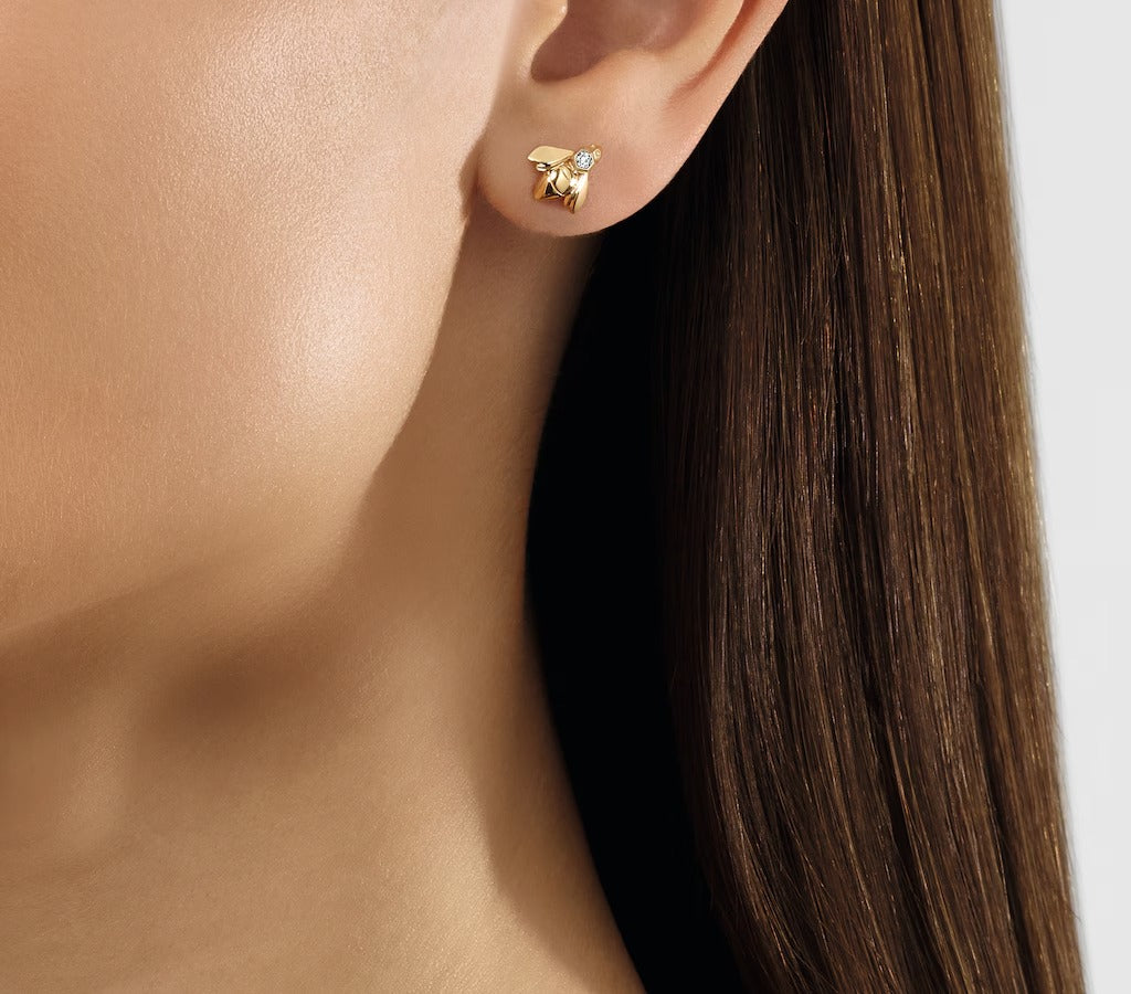 Gioiello in oro giallo Orecchini Bee de Chaumet Chaumet