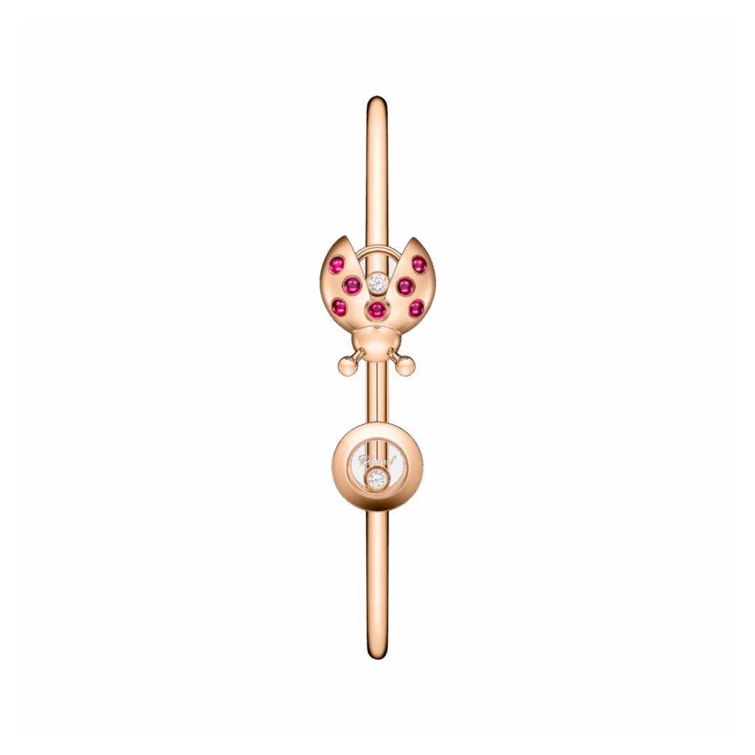 Gioiello in oro rosa Bracciale Happy Diamonds Chopard