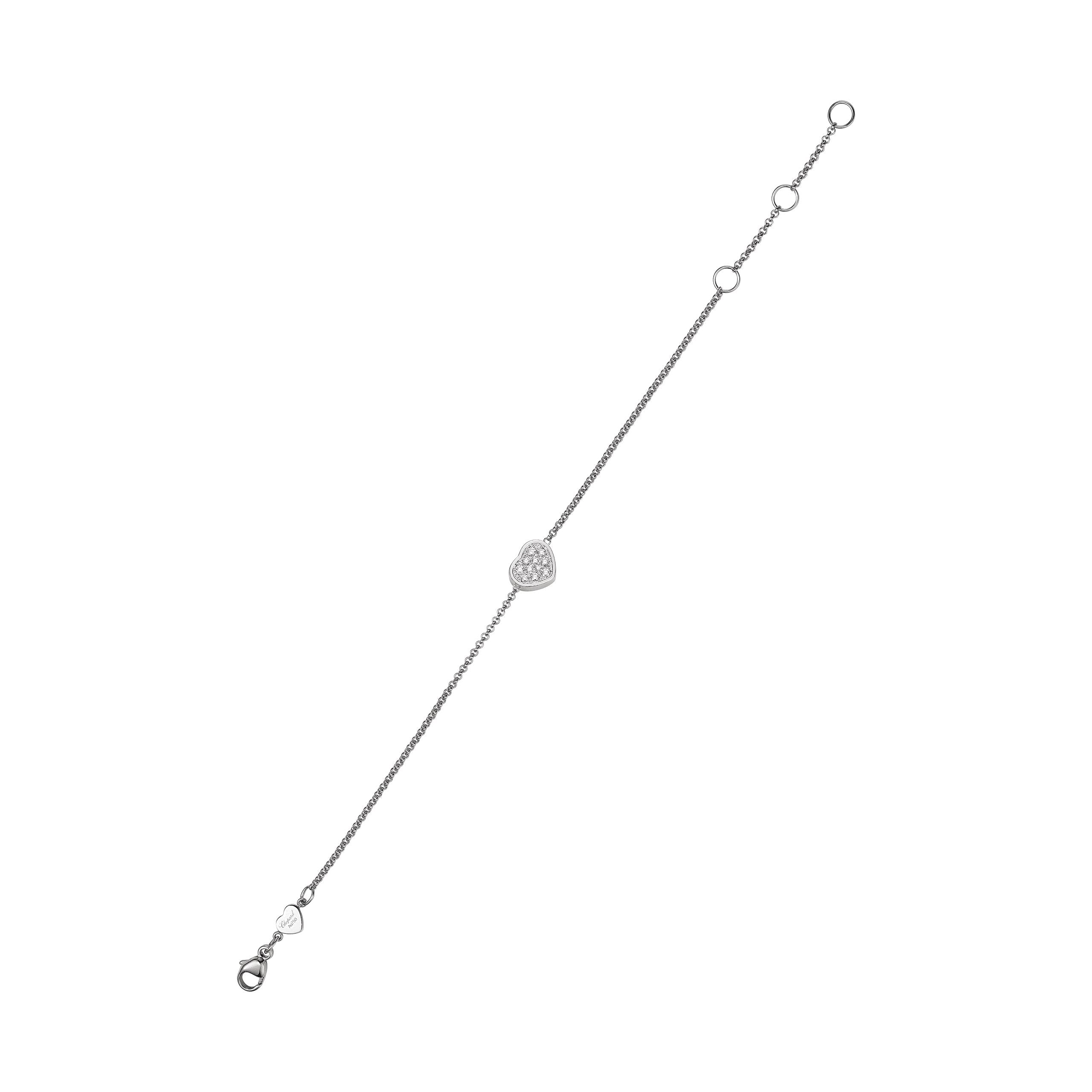 Gioiello in oro bianco Bracciale My Happy Hearts Chopard