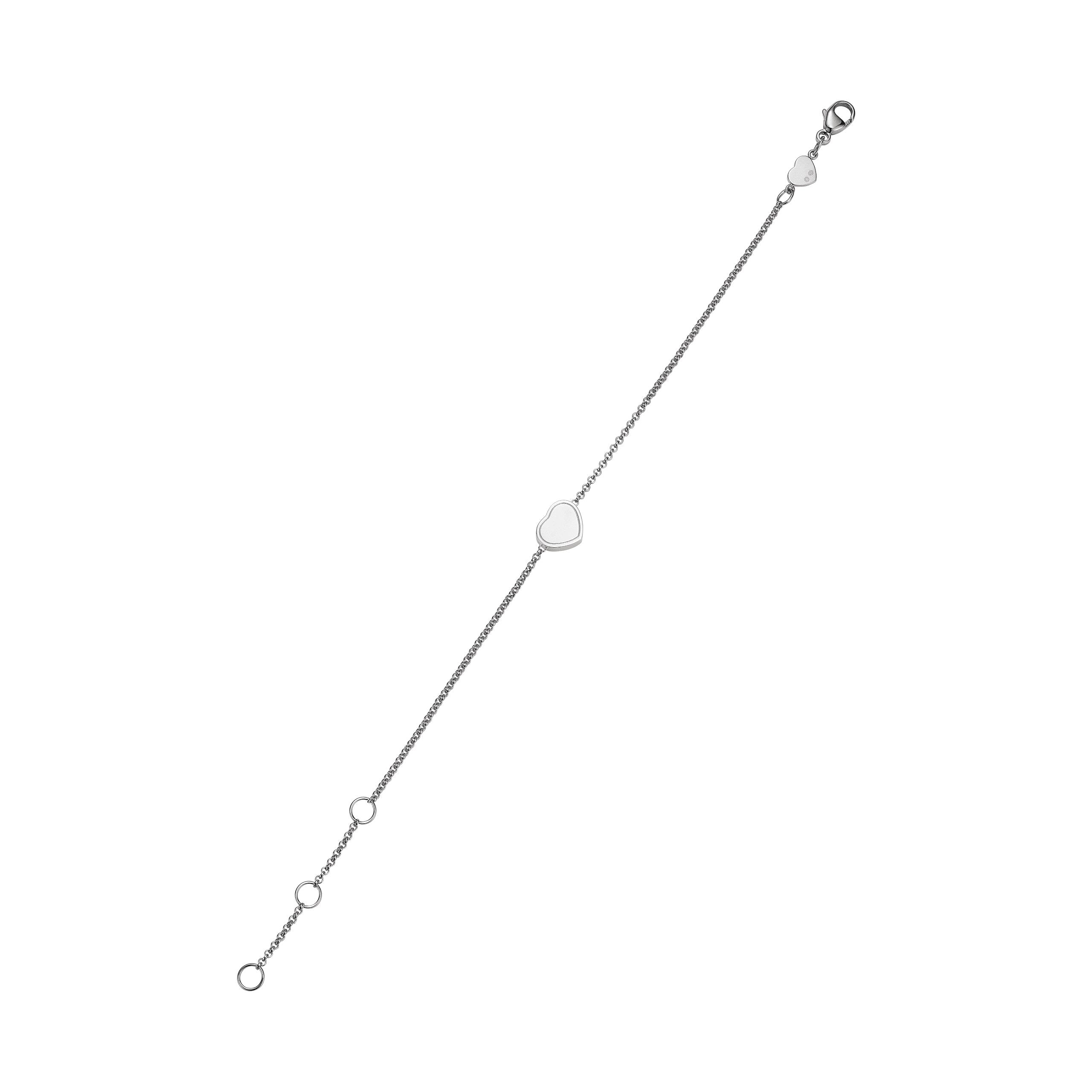 Gioiello in oro bianco Bracciale My Happy Hearts Chopard