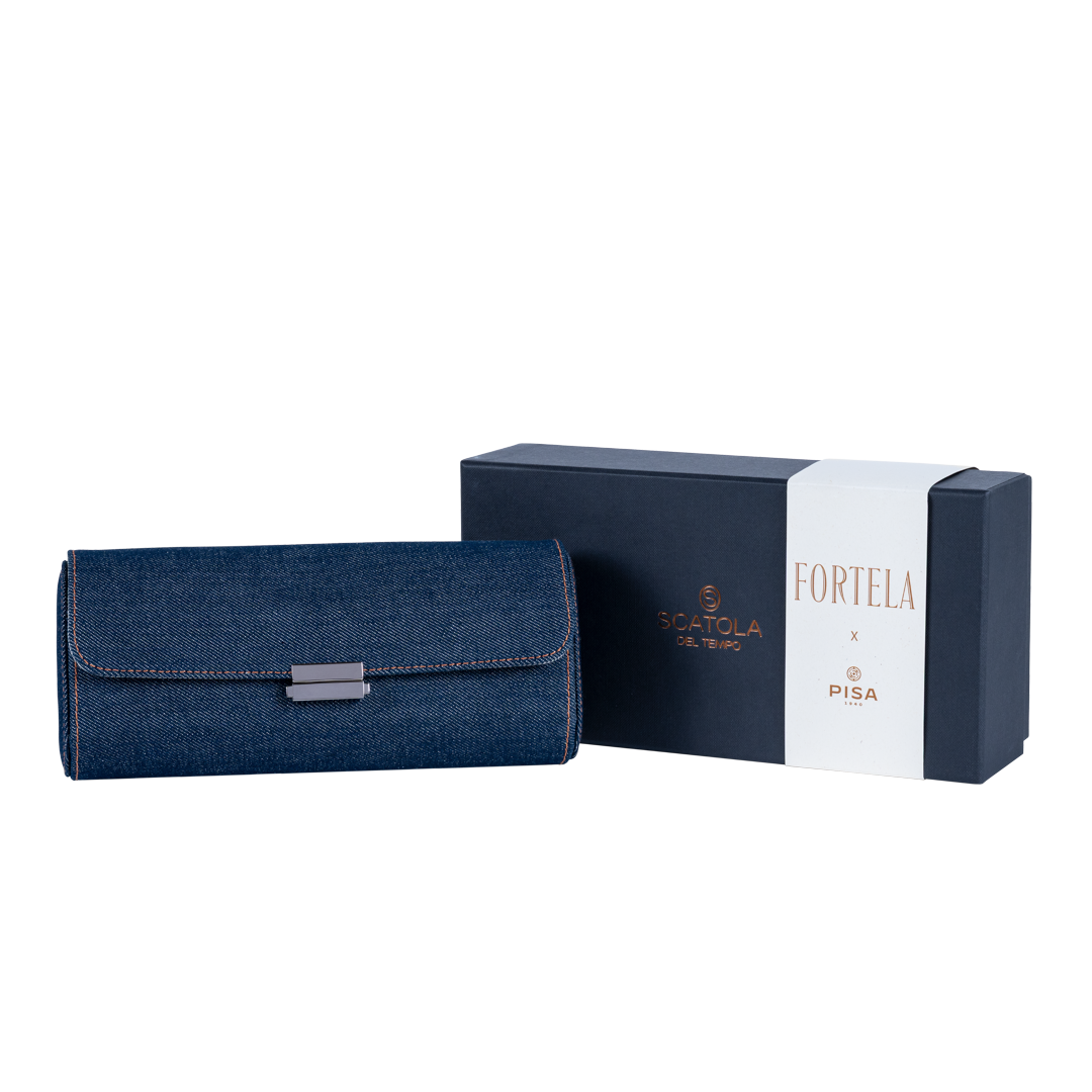 Accessorio in tessuto Pochette 4 FORTELA x PISA 1940 Scatola del tempo