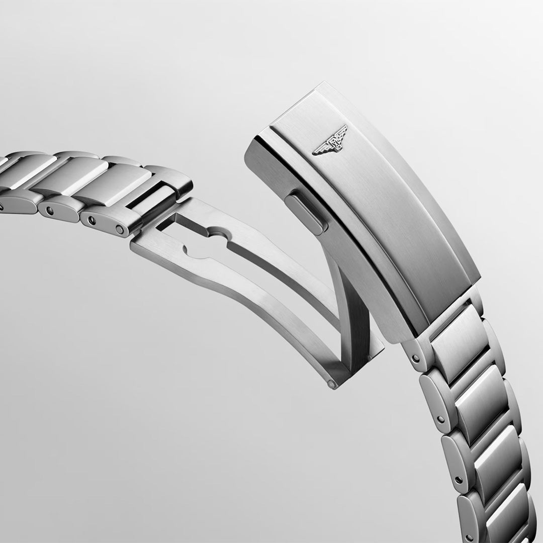Orologio in acciaio HydroConquest GMT Longines