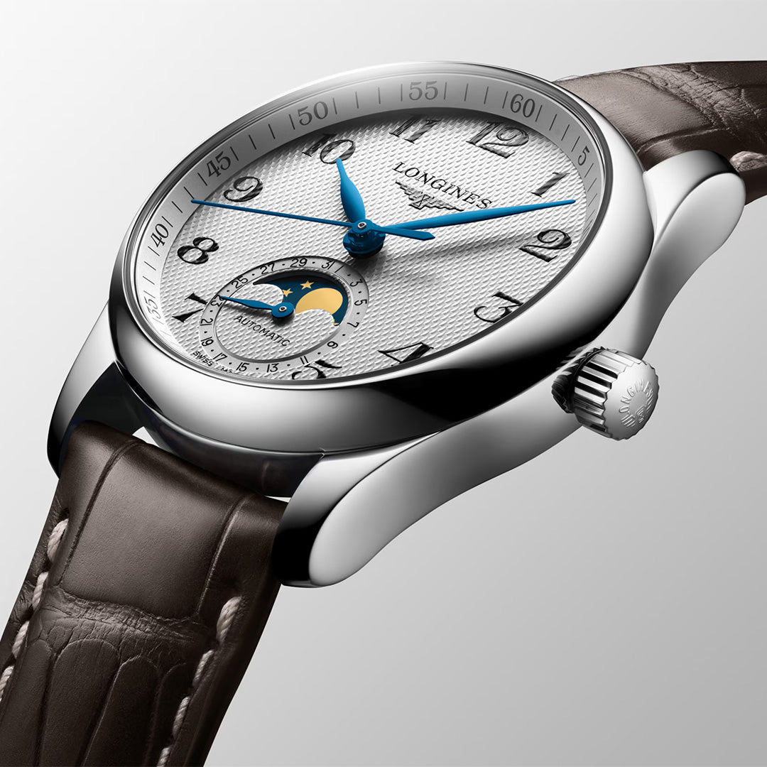 Watch in steel Master Collection Moonphase Longines