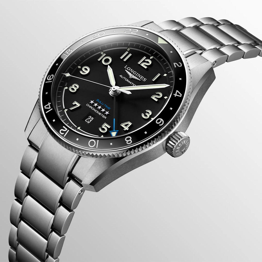 Orologio in acciaio Spirit Zulu Time Longines