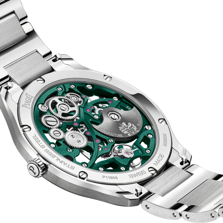 Watch in steel Piaget Polo Skeleton Piaget