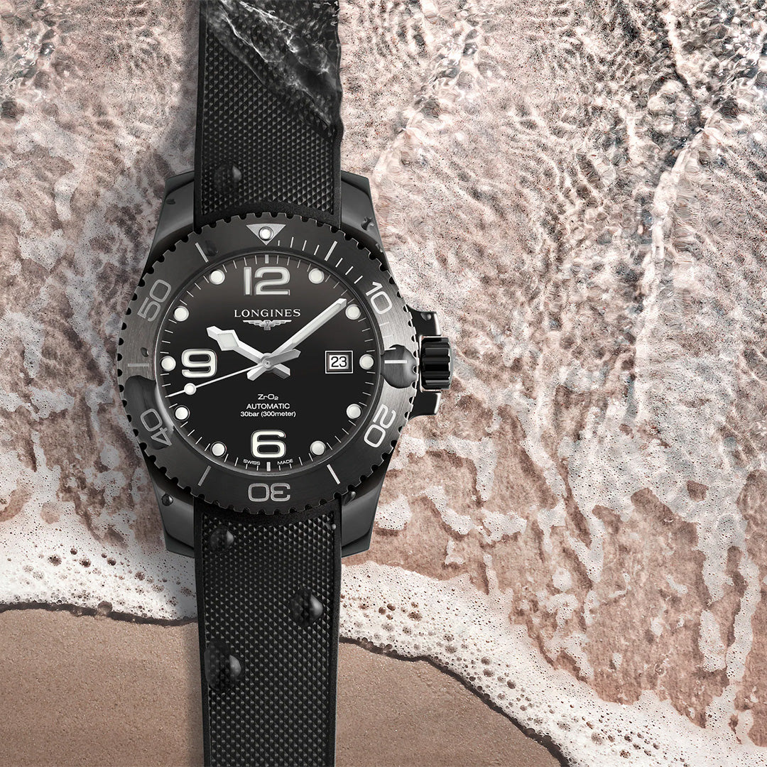 Watch in ceramics HydroConquest Longines