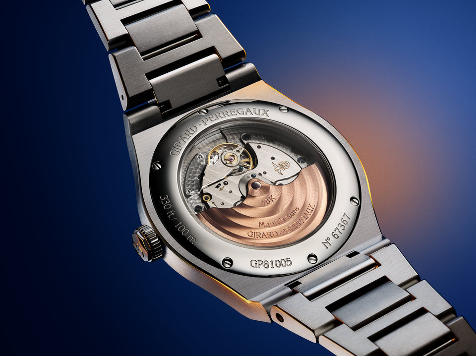 Orologio in acciaio Laureato Girard perregaux